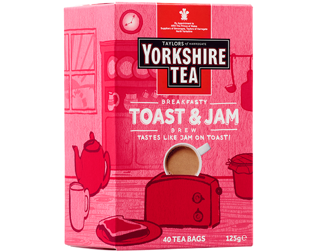 Taylors of Harrogate: Toast and Jam Brew Breakfast Tea- 40 tea bags - Out  of Stock - Blue Monkey Tea Store